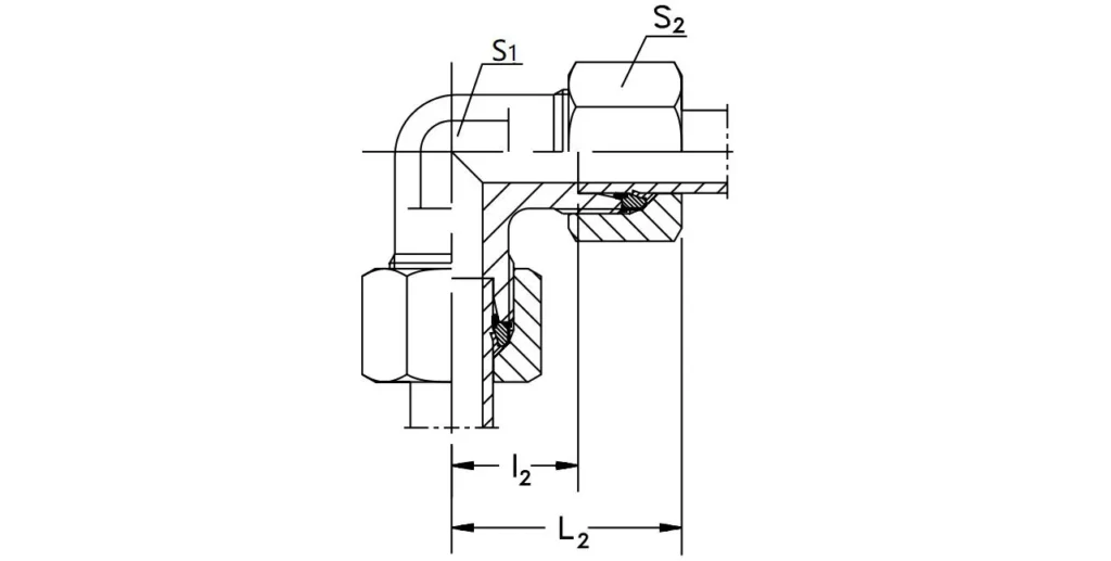 Elbow Union - W Hydraulic Fittings