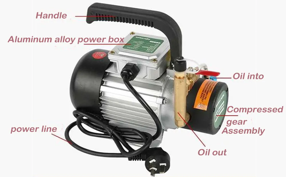 Electric Refrigeration Oil Charging Pump PCO-4 PCO-6 for Refrigeration System and Air Conditioner