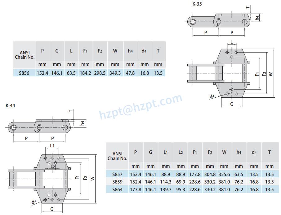 Engineering Steel Bushing Chain