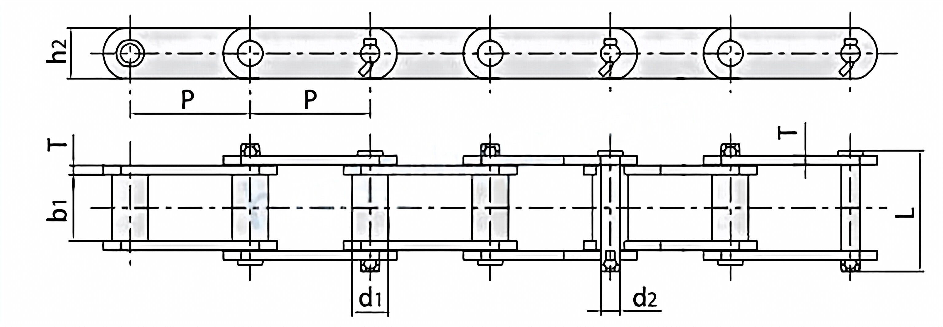 Engineering Steel Bushing Chain