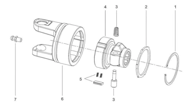 RA Series Overruning Clutch for PTO Shaft