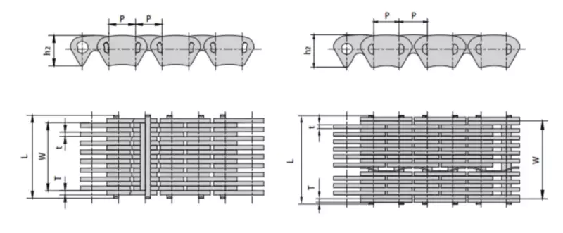 Transmission & Transfer Case Silent Chains HV3F3-8×9W  SC180  CL06F2-12X11W  SC1252-11X10W