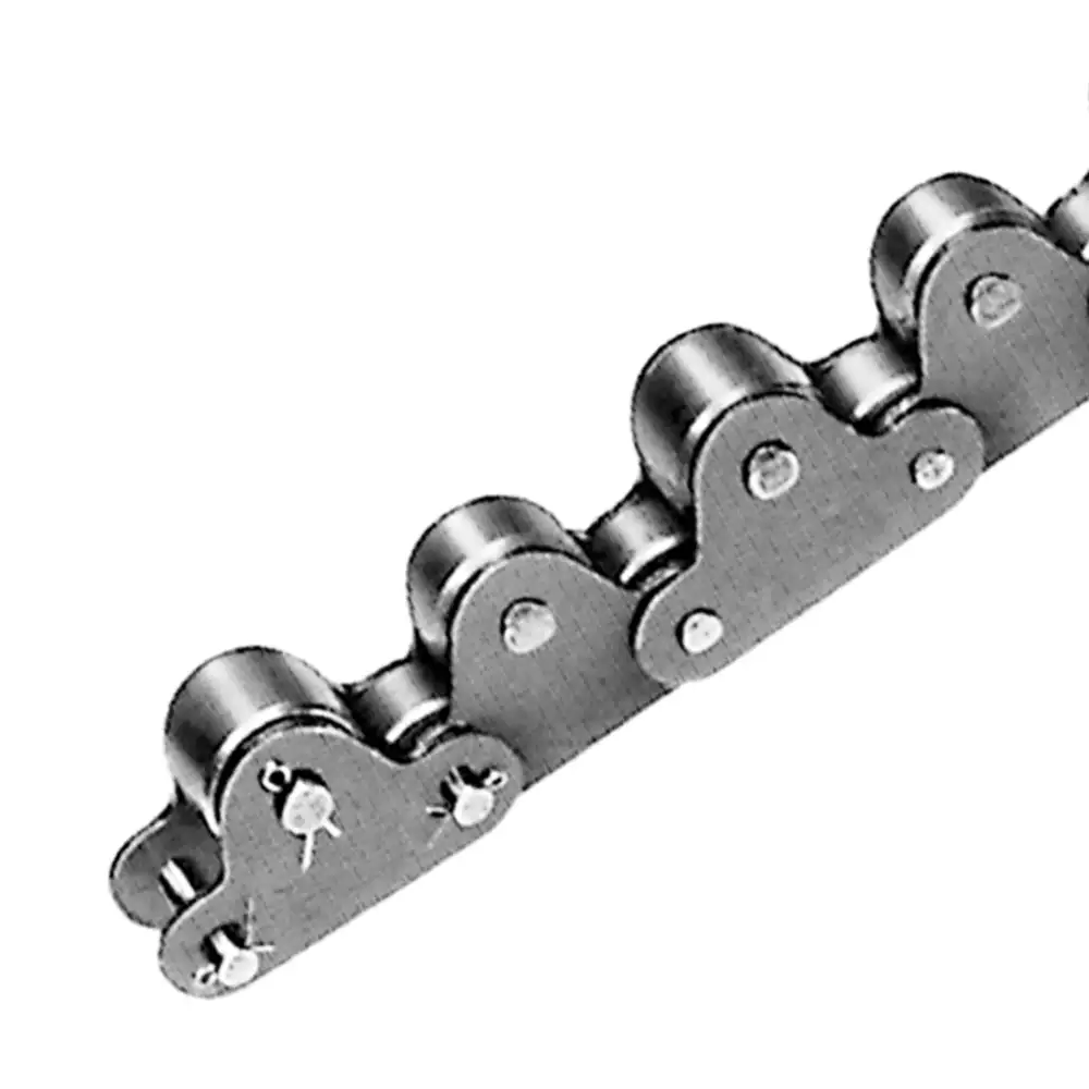 2080-TRSS Stainless Steel Double Pitch Conveyor Chains With Top Rollers