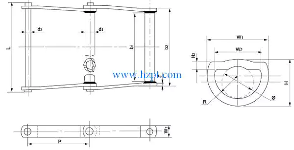 Welded Offset Sidebar Chain WH6121
