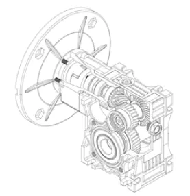 BKM Series Helical-Hypoid Gear Unit Gearbox Reducer
