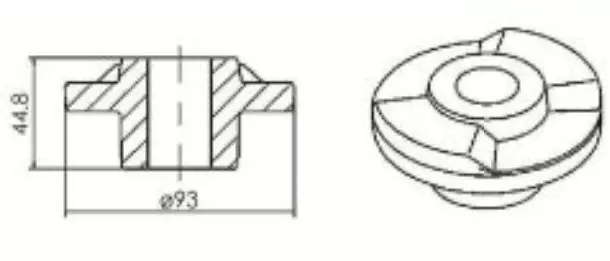 H105590 Slip Clutch Hub For John Deere Combine And Corn Head