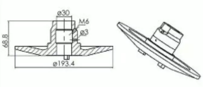 Z10084 Half Pulley For John Deere Combine