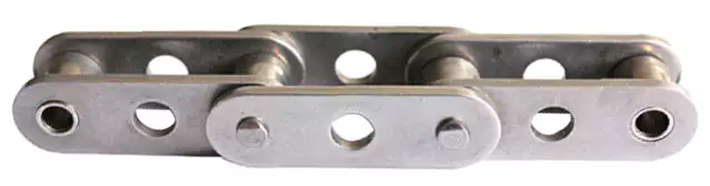 Stainless Steel Double Pitch Chains With Hole In The Middle of Plate
