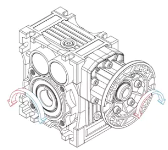 BKM Series Helical-Hypoid Gear Unit Gearbox Reducer