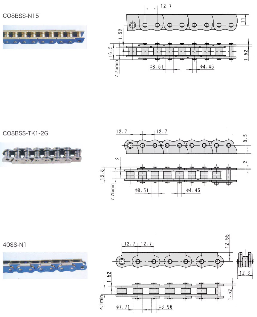 Stainless Steel Anti-bent Chains