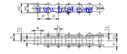 Self-Lube Chain 40SL 50SL 60SL 80SL 16BNSL C2040SL C2050SL C2060SL	C2080SL C2042SL C2052SL  C2062SL C2082SL
