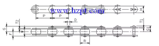 Self-Lube Chain 40SL 50SL 60SL 80SL 16BNSL C2040SL C2050SL C2060SL	C2080SL C2042SL C2052SL  C2062SL C2082SL