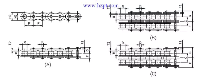 Timing Chain 25 25-2 25F 25H 25FH 05E 05T 06B 06BA 06BH 06D