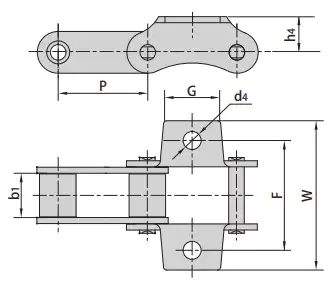 CA550F1 Agricultural Chain WIth F1 Attachments CA550K19F3 CA550VK19F1 CA557AK4 CA550F20K19 CA557AK4F1