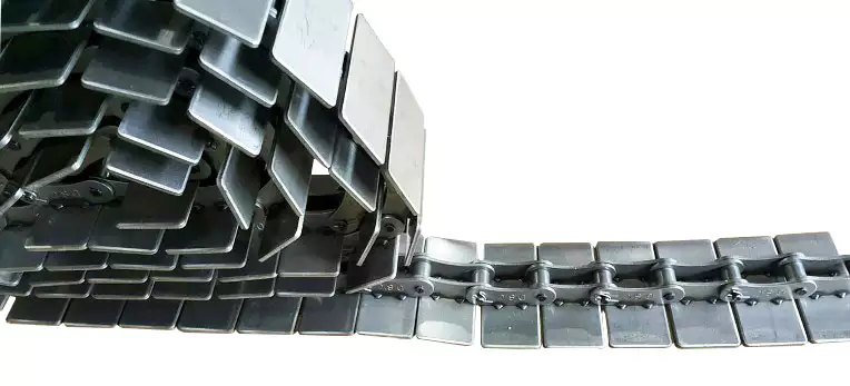 TS550SS-E Stainless Steel Table Top Plate Conveyor Chain