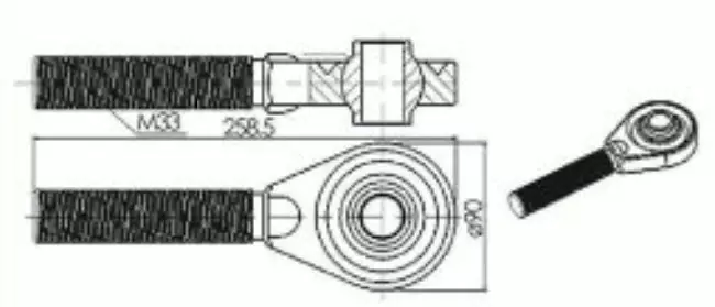 AL159971/AL78068 Top Link End