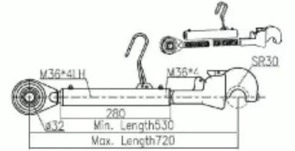 AL176469/AL159867 Toplink Assembly