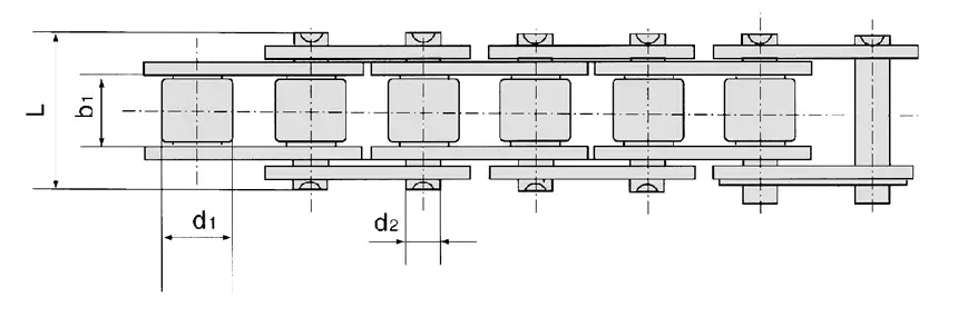 60SBSS Stainless Steel Side Bow Chain