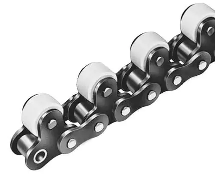 Stainless Steel Conveyor Chains With Top Rollers