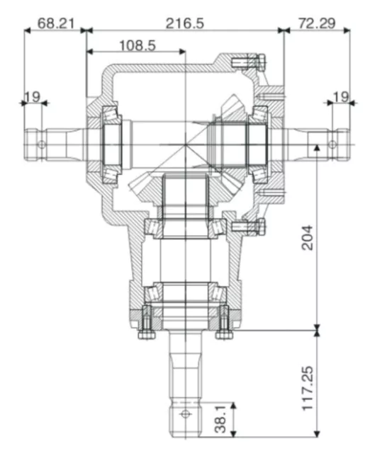 RDF-RC61T Rotary Cutter Gearbox for Rotary Cutter