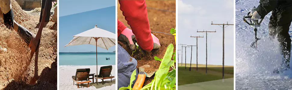 Earth Auger Drill Bit for Post Hole Digger 6 9 12 Inch