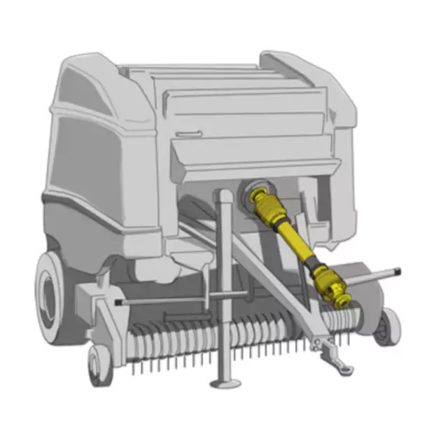 PTO Shaft for CASE IH Round Balers