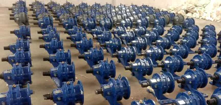 BLED XLED Series Cycloidal Gearbox Reducer Double Stage Flange-mounted with motor