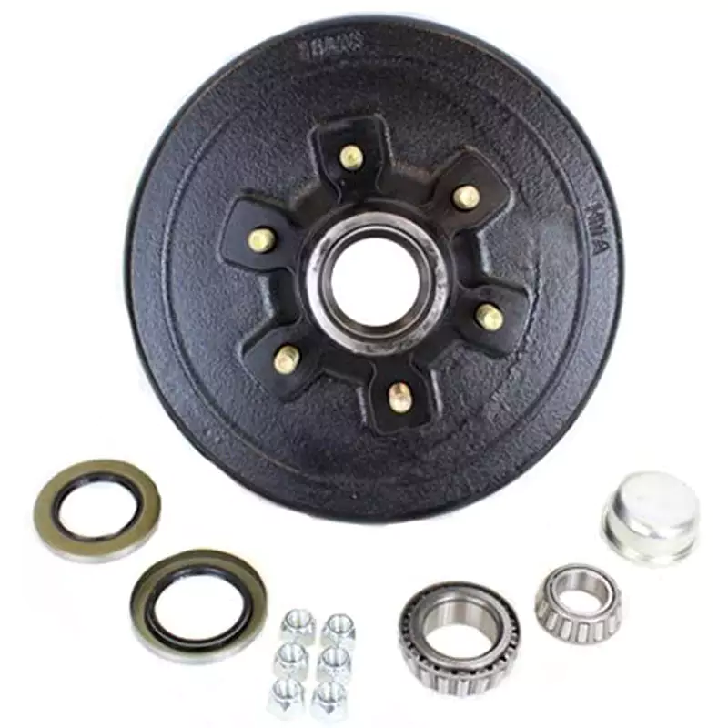 Trailer Parts 12” Fanned Brake drum with 6 bolts