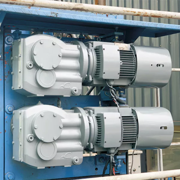 Bevel Geared Motor Gearbox for Construction Lift Elevator with Frequency Brake Motor