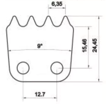 Sharp Top Cotton Swab Chain for Automatic Cotton Swab Machine