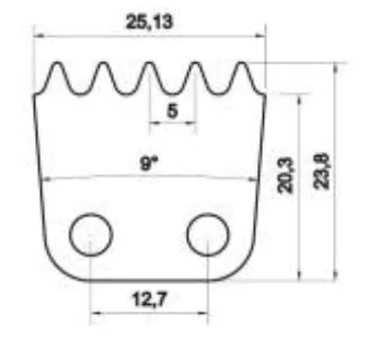 Sharp Top Cotton Swab Chain for Automatic Cotton Swab Machine