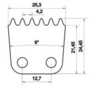 Sharp Top Cotton Swab Chain for Automatic Cotton Swab Machine