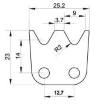 Sharp Top Cotton Swab Chain for Automatic Cotton Swab Machine