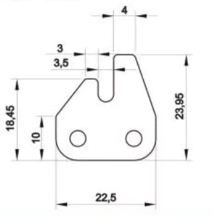 Sharp Top Cotton Swab Chain for Automatic Cotton Swab Machine