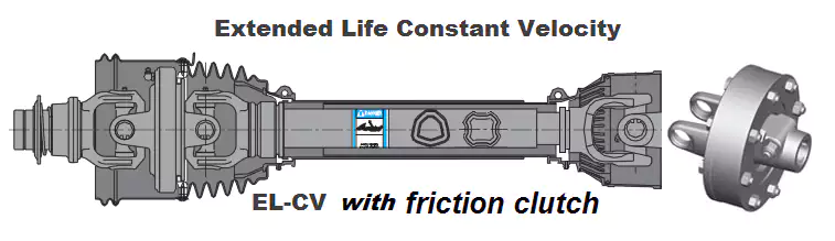 PTO Shaft for Krone Round Balers