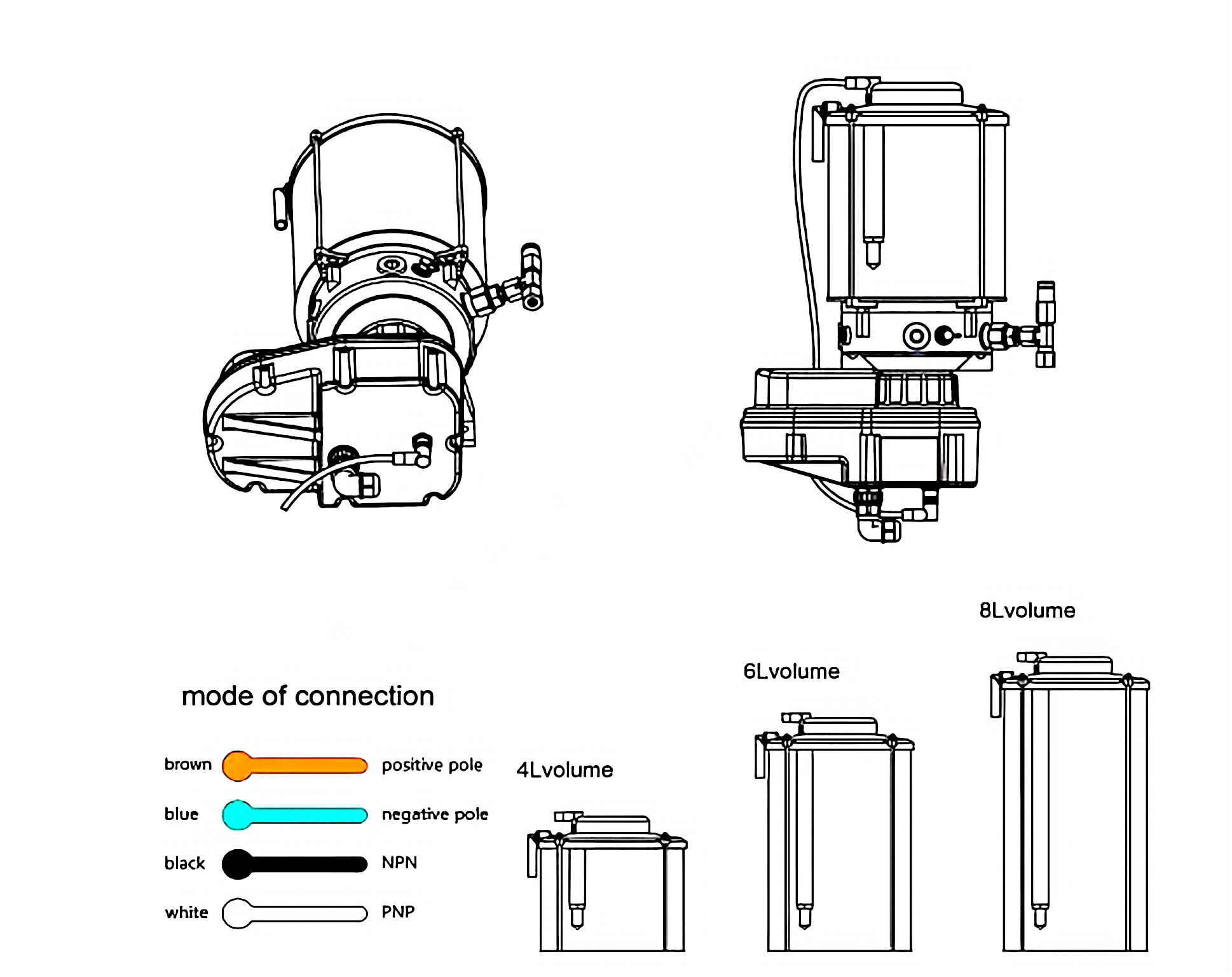 RDF-EALP-G Series Grease Electric Drive Piston Pumps Lubrication Pump for CLAAS LEXION 780 - 770 Replacement of BEKA EP/RDF-1