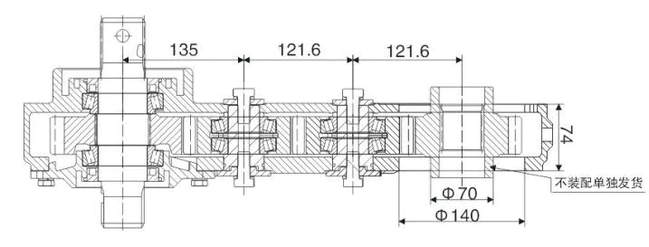 RDF-1ZS-380 Lawn Mower Gearbox