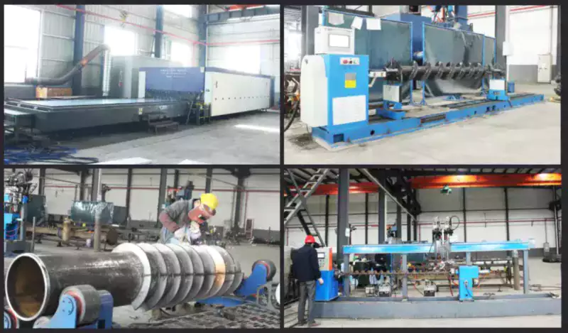 Continuous Screw Flight Rolling Spiral Blade Auger Knife