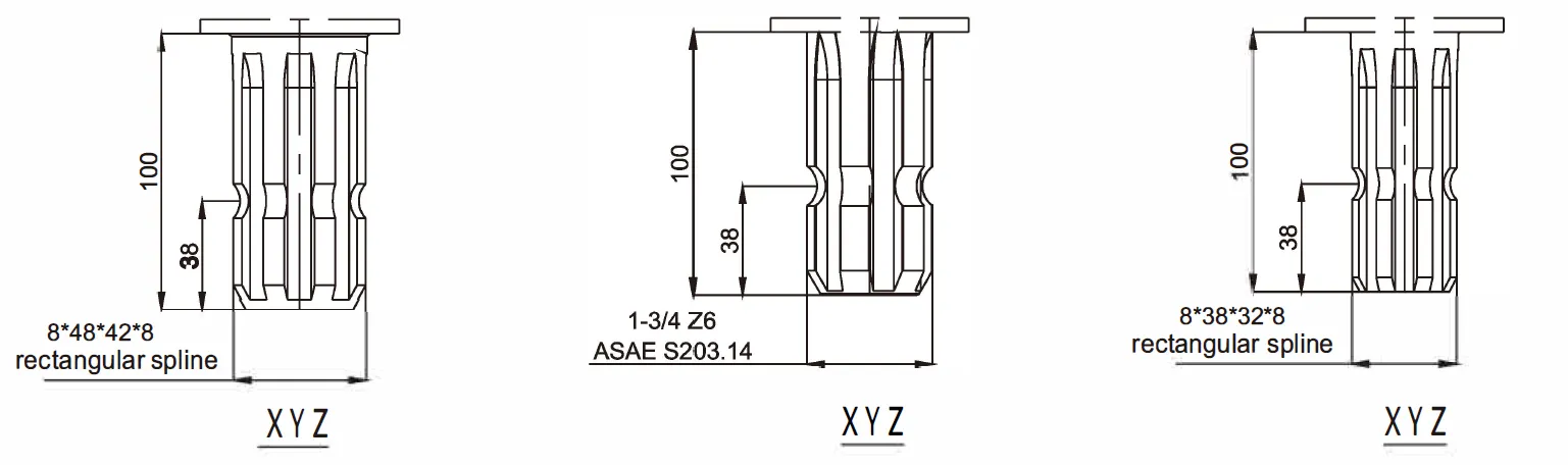 Square Baler Gearbox RDF-FK215