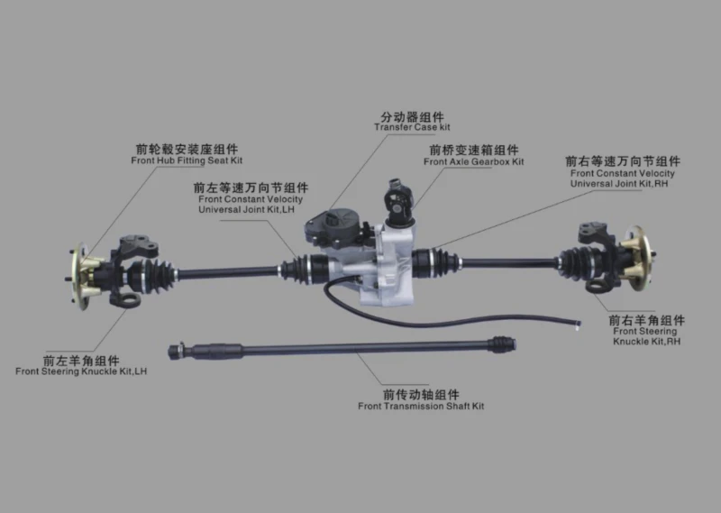 High Strength Front CV Axle Set For Yamaha MK1000994