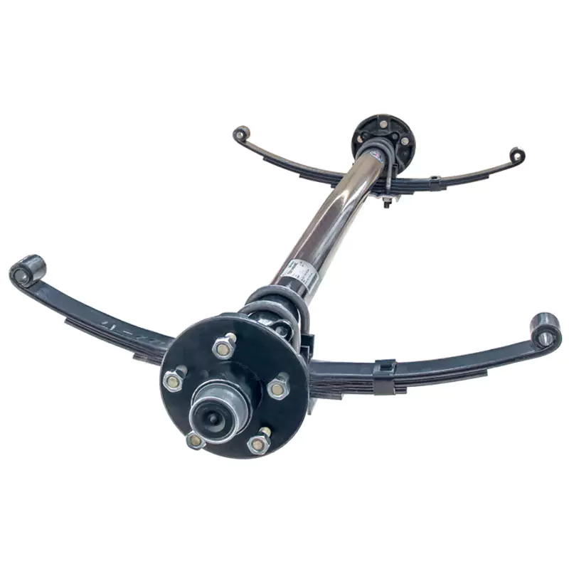 Idler Trailer Axle Shaft Spring Axles 3500lbs With 5 Stud Hub Drum