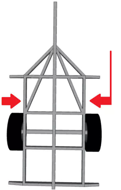 Idler Trailer Axle Shaft Spring Axles 6000lbs With 6 Lug Hub Drum