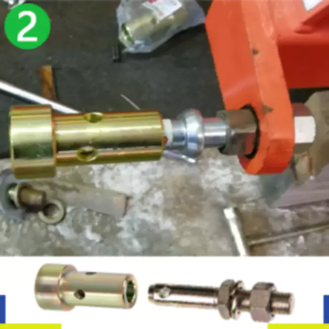 Adapter Bushings Kit for CAT 1 Quick Hitch