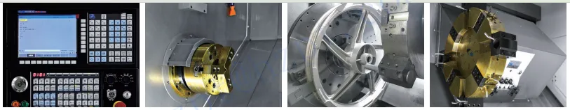 RDF-LG Series Hub Disc CNC Lathe RDF-LG52L RDF-LG75L RDF-LG680L