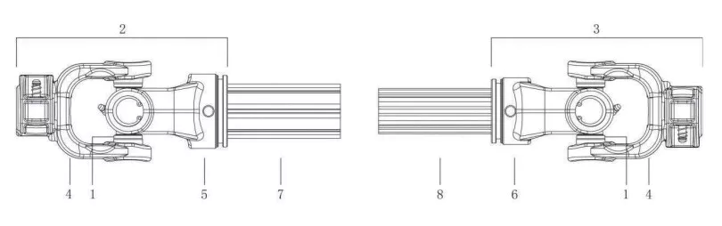 S Series PTO Shaft Star Tube S6 S7 S8 S38 S32 S36 S9 S10 S42 S48 S50