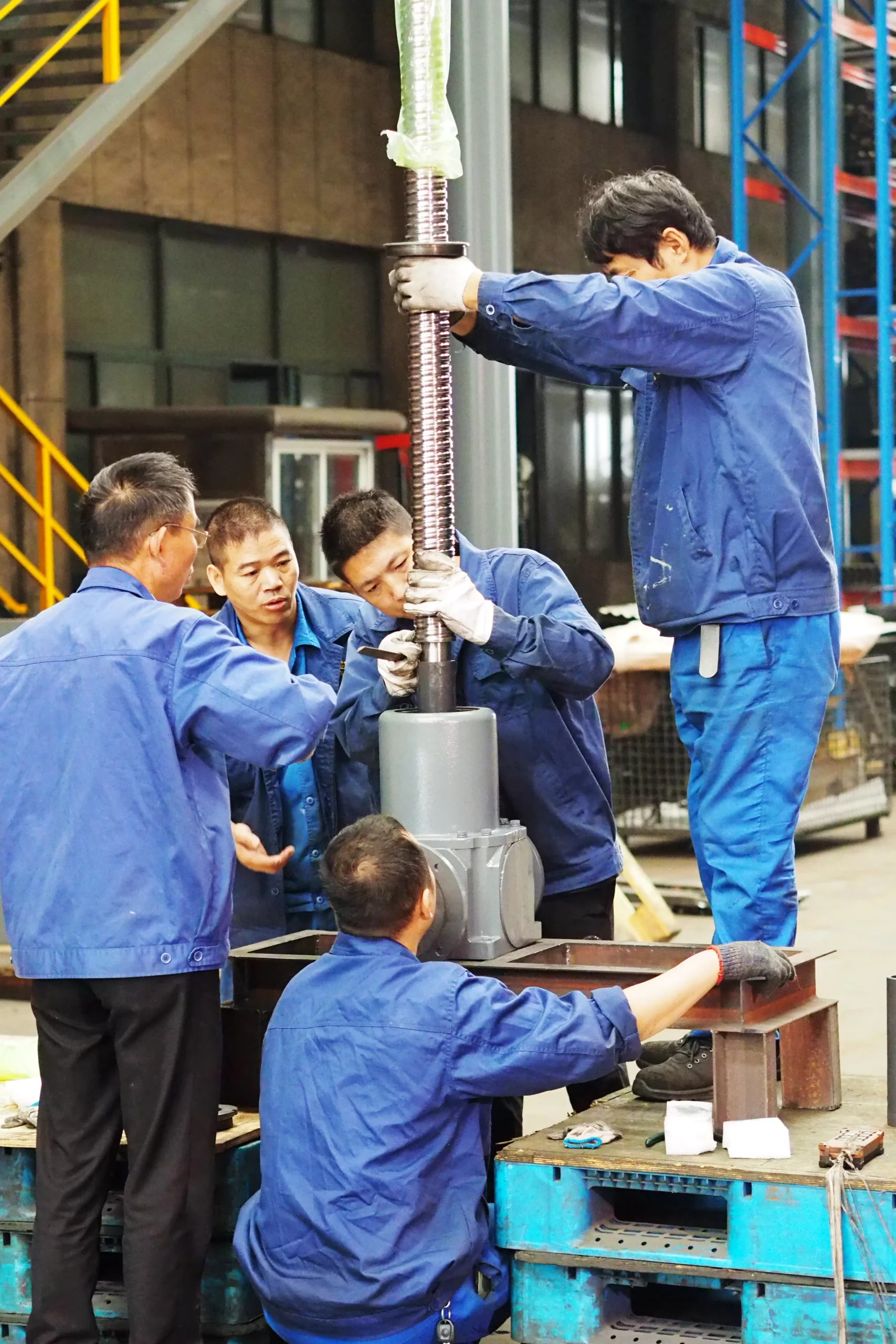 Screw Jack for Jump Form Construction Lifting