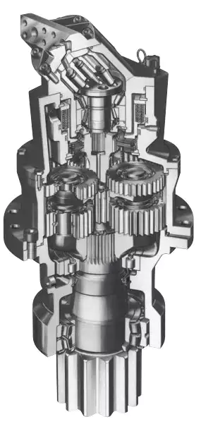 GFB Series Swing Drive Planetary Gearbox Replace Replacement of Bosch Rexroth GFB09T2 GFB17T2 GFB17T3 GFB24T3 GFB26T2 GFB36T3 GFB40T2 GFB50T3 GFB60T2 GFB60T3 GFB80T3 GFB110T3 GFB110T4