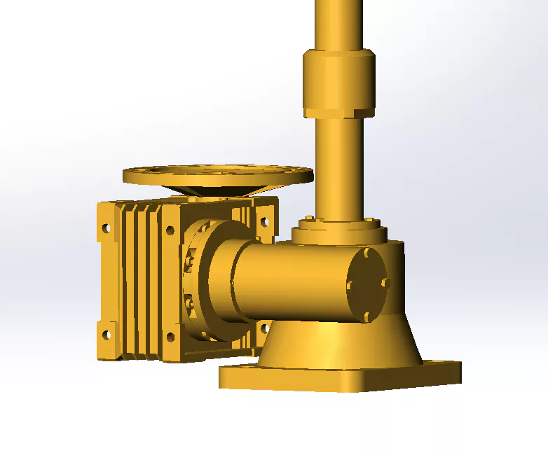 Synchronous Worm Geared Motor Gearbox Reducer For Screw Jack Jump Form System