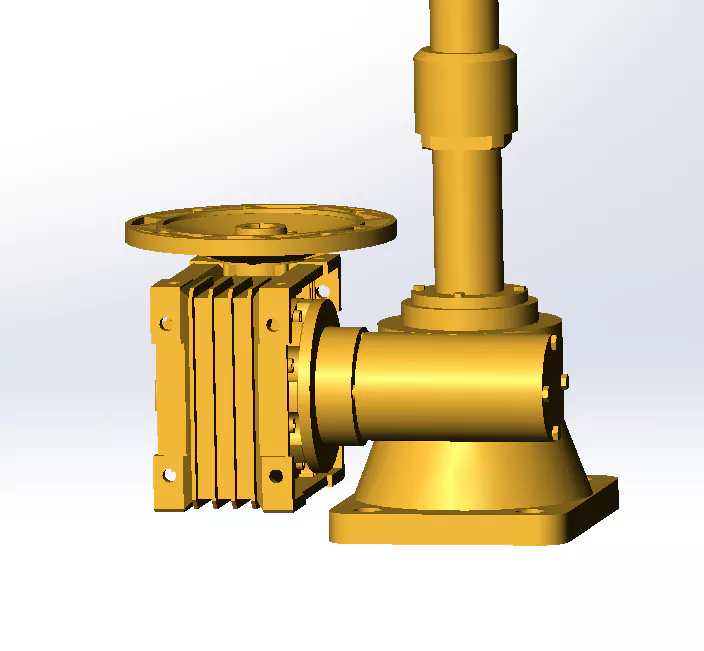 Synchronous Worm Geared Motor Gearbox Reducer For Screw Jack Jump Form System