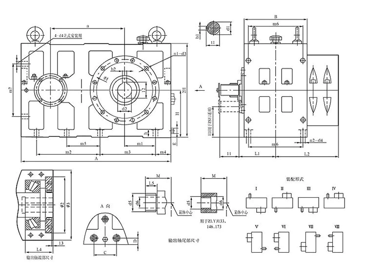 ZLYJ Series Plastic Extruder Gearbox Reducer